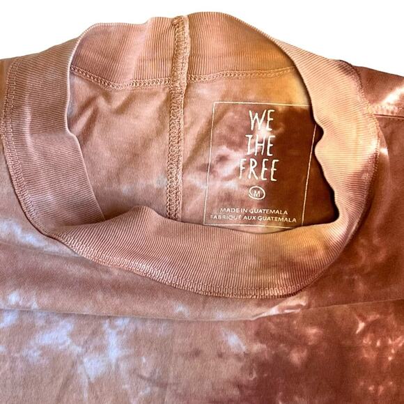 Free People We The Free Women’s Sz M Tie Dye Relaxed Oversized Long Sleeve Tee - Picture 8 of 11